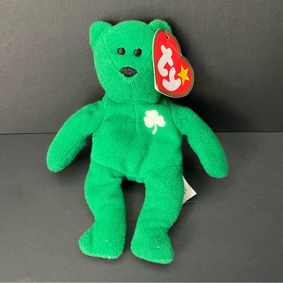 Other Rare Vtg 1993 Mcdonalds Ty Beanie Babies Irish Green Erin The